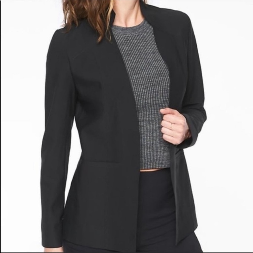 ATHLETA Cosmic Blazer Black NWOT size 2